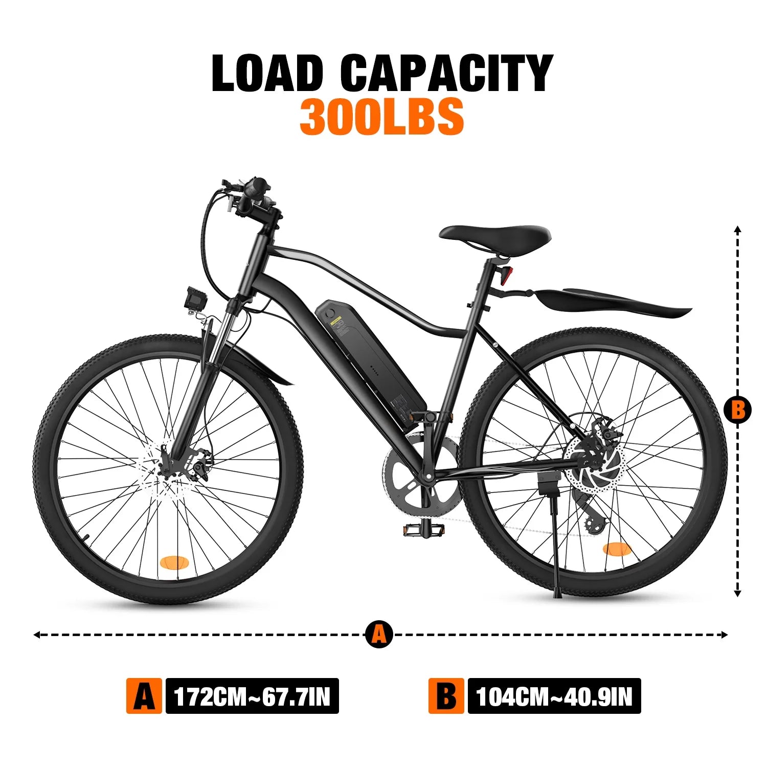 500W Electric Bike Adult,26" Mountain Bicycle Professional ,Front Dual Shock Absorption Ebike,Up 20MPH,55 Miles,35-Speed, Ul-Certified,42V 10.8AH Removable Battery,White